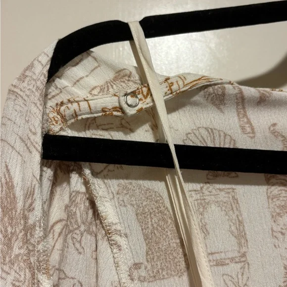 O'Neill Cream and Brown Patterned Dress - Picture 5 of 9